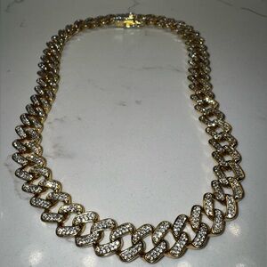 20” Laminated Gold and Silver Unisex Necklace